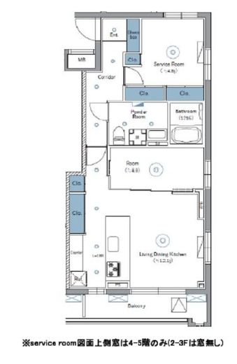 SYFORME NEXT IKEBUKURO WEST (シーフォルムネクスト池袋ウエスト) 3階 間取り図