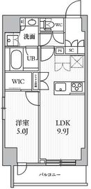 シーズンフラッツ滝野川 201 間取り図