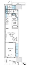 ロイヤルパークス有明 204 間取り図
