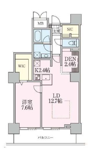 ロイヤルパークスタワー南千住 3610 間取り図