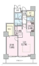 ロイヤルパークスタワー南千住 3610 間取り図