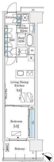 ロイヤルパークス有明 236 間取り図