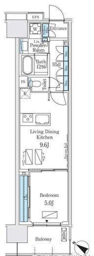 ロイヤルパークス有明 239 間取り図