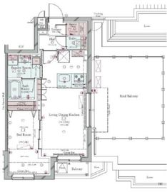 コンシェリア目黒本町 THE RESIDENCE 5階 間取り図