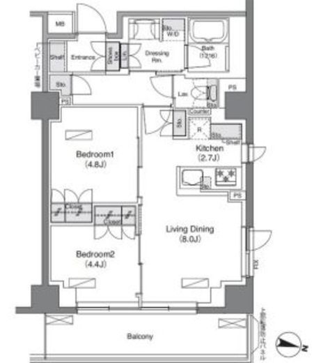 ソライエアイル練馬北町 307 間取り図