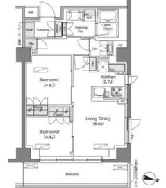 ソライエアイル練馬北町 307 間取り図