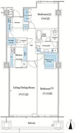 二番町テラス 1009 間取り図