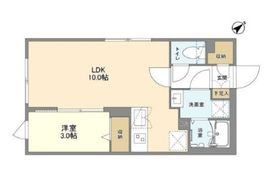 ウェルスクエア洗足 402 間取り図