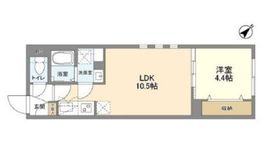 ウェルスクエア洗足 101 間取り図