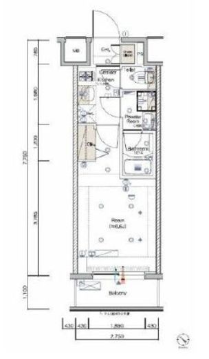 SYFORME KANNAIⅡ (シーフォルム関内2) 9階 間取り図
