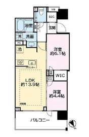 リビオタワー羽沢横浜国大 13階 間取り図