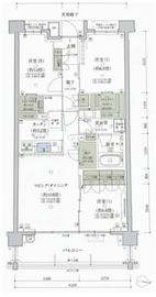 バウス武蔵境 2階 間取り図