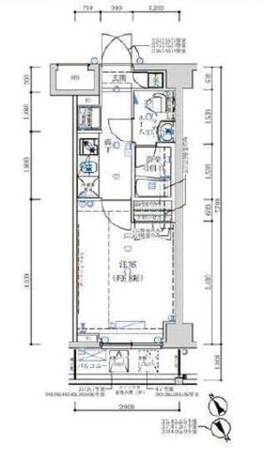 オーキッドレジデンス鶴見 319 間取り図
