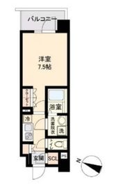 オープンブルーム二子 421 間取り図