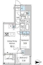 ザ・ライオンズフォーシア蒲田 605 間取り図