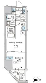 ザ・ライオンズフォーシア蒲田 1004 間取り図
