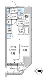 ザ・ライオンズフォーシア蒲田 803 間取り図