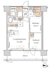 ブランシエスタ木場 902 間取り図
