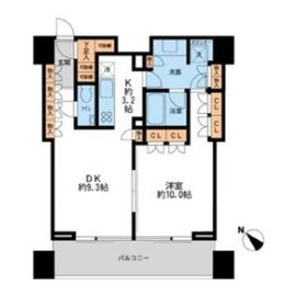 プロスペクトKALON三ノ輪 1403 間取り図
