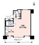 ルネ御苑プラザ 4階 間取り図