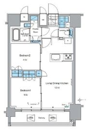 ルフォンプログレ田原町 1302 間取り図