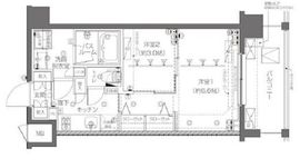 ZOOM新宿西落合 6階 間取り図