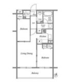 レジデンス桜新町スクエア 302 間取り図