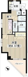 レジアス新横浜 605 間取り図
