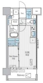 Terra蚕糸の森 202 間取り図