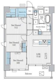 Terra蚕糸の森 1006 間取り図