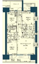 グランドメゾン品川シーサイドの杜 18階 間取り図