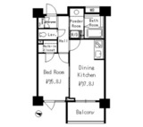 パークキューブ本郷 502 間取り図