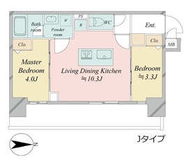 ドゥーエ王子神谷 210 間取り図