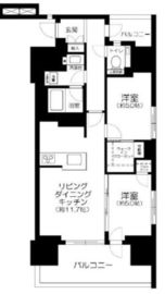 ザ・パークハウスアーバンス中目黒 3階 間取り図