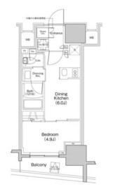 ザ・パークハビオ大森町 605 間取り図