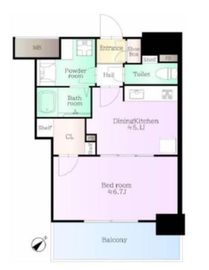 ノーブル代々木上原 2階 間取り図