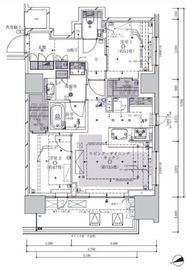 ザ・パークハウス芝御成門 12階 間取り図