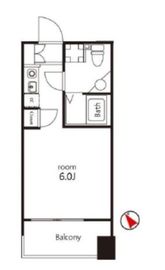 クレジデンス神谷町 402 間取り図