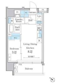 デュオメゾン文京白山 801 間取り図