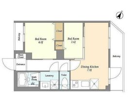 ドゥーエ曳舟2 209 間取り図