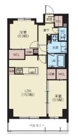 スプランディッド西日暮里 702 間取り図
