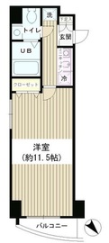 エスペラル池袋 703 間取り図