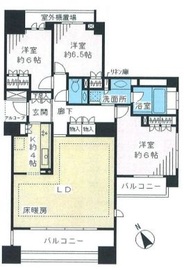 パークハウス清澄白河ステーションサイド 16階 間取り図