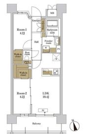 RJRプレシア川口 204 間取り図