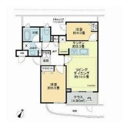 ロイヤルシーズン新宿柏木 1階 間取り図