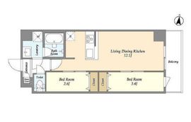 アルファコート梅島 306 間取り図