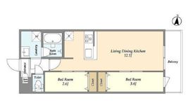 アルファコート梅島 308 間取り図