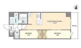 アルファコート梅島 206 間取り図