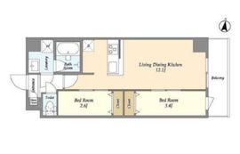アルファコート梅島 204 間取り図