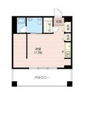 レジデンスシャルマン月島 320 間取り図